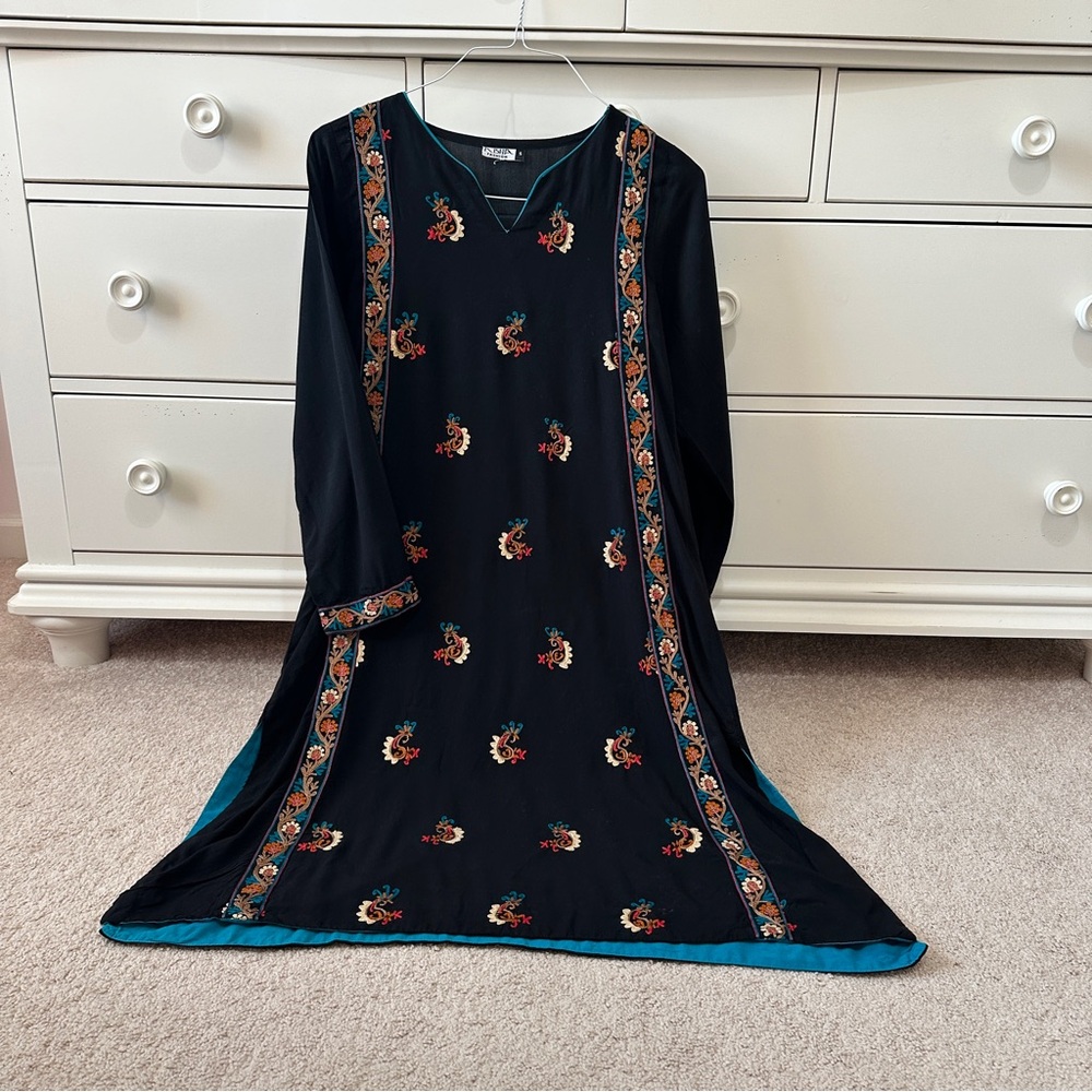 Nishat embroidered linen shirt